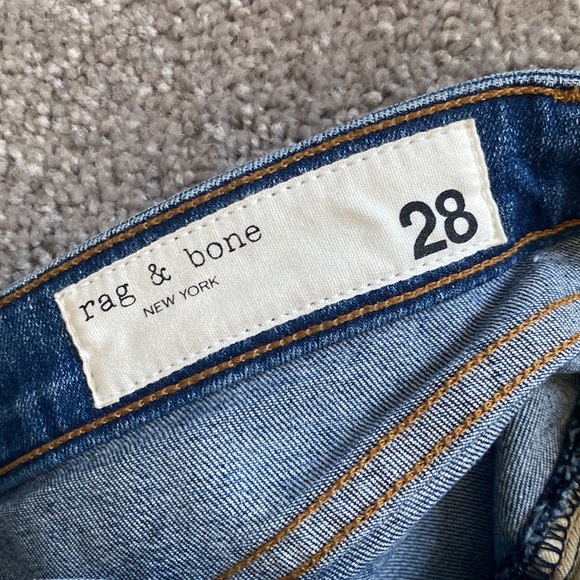 Rag & Bone Nina High Rise Distressed Ankle Skinny Jeans Sz 28 NWT - Picture 7 of 9